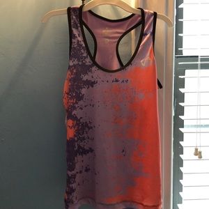 Athletic DNA purple and orange tank
